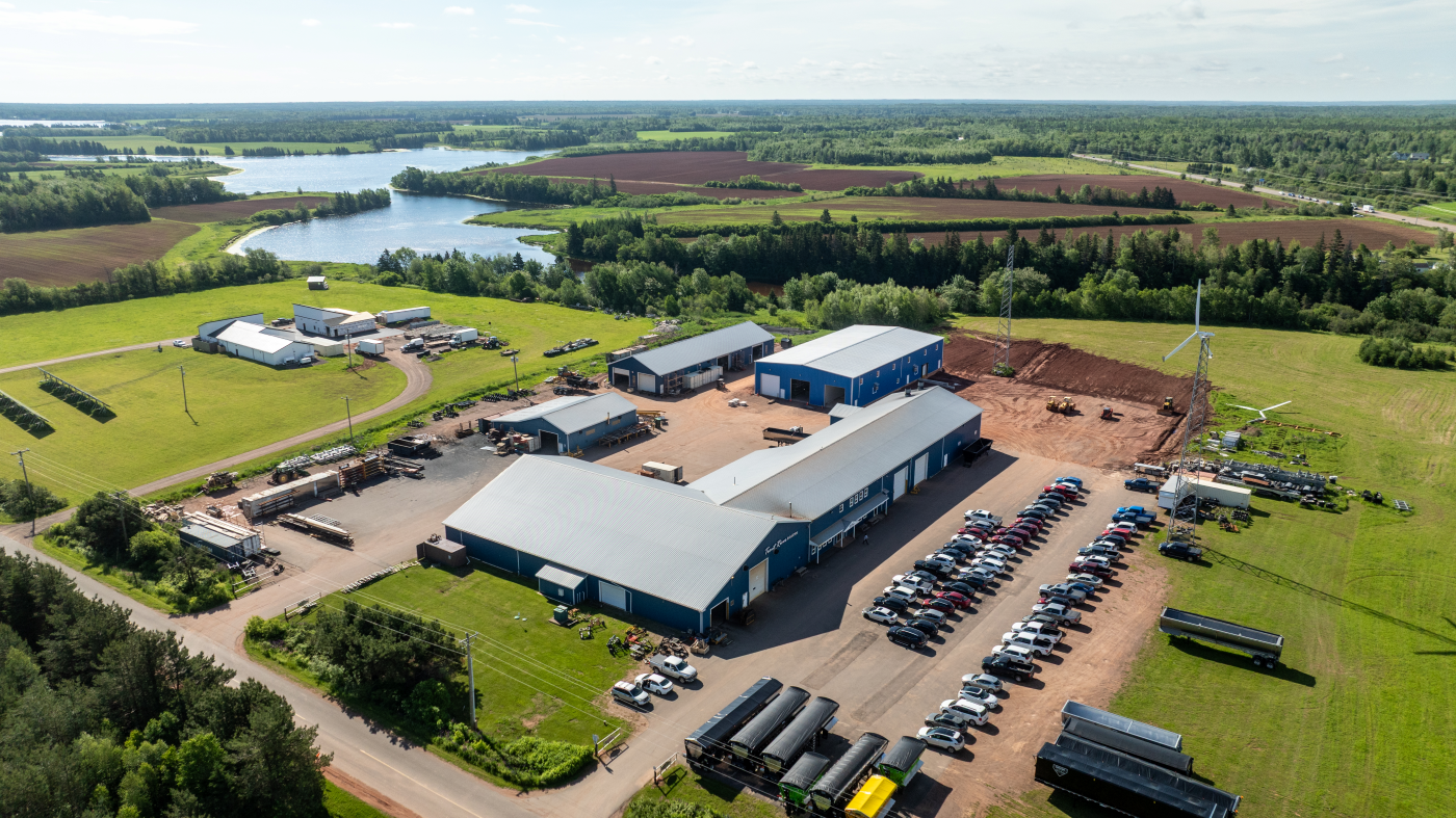 Drone View of Trout River Industries