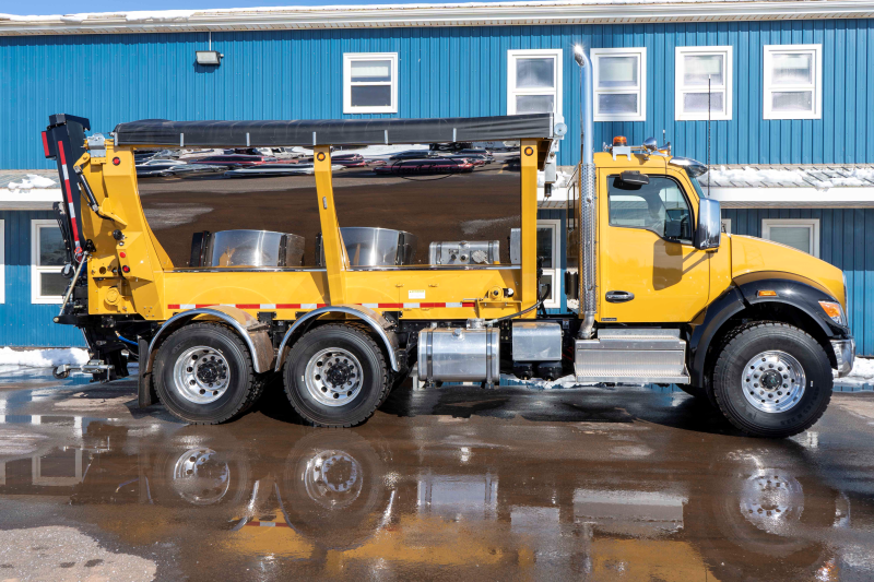 Truck Mounted Live Bottom Trailer
