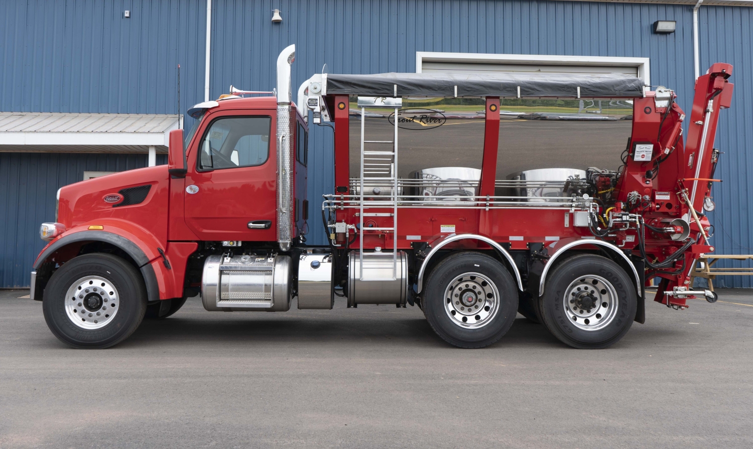 Truck Mounted Live Bottom Trailer